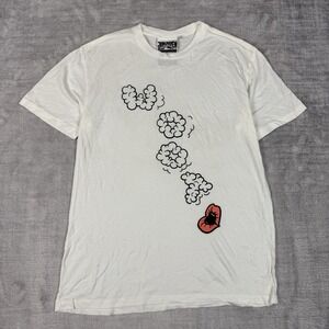 Jungmaven Shirt Mens XS WHite Hemp Blend Short Sleeve Sustainable Made‎ in USA